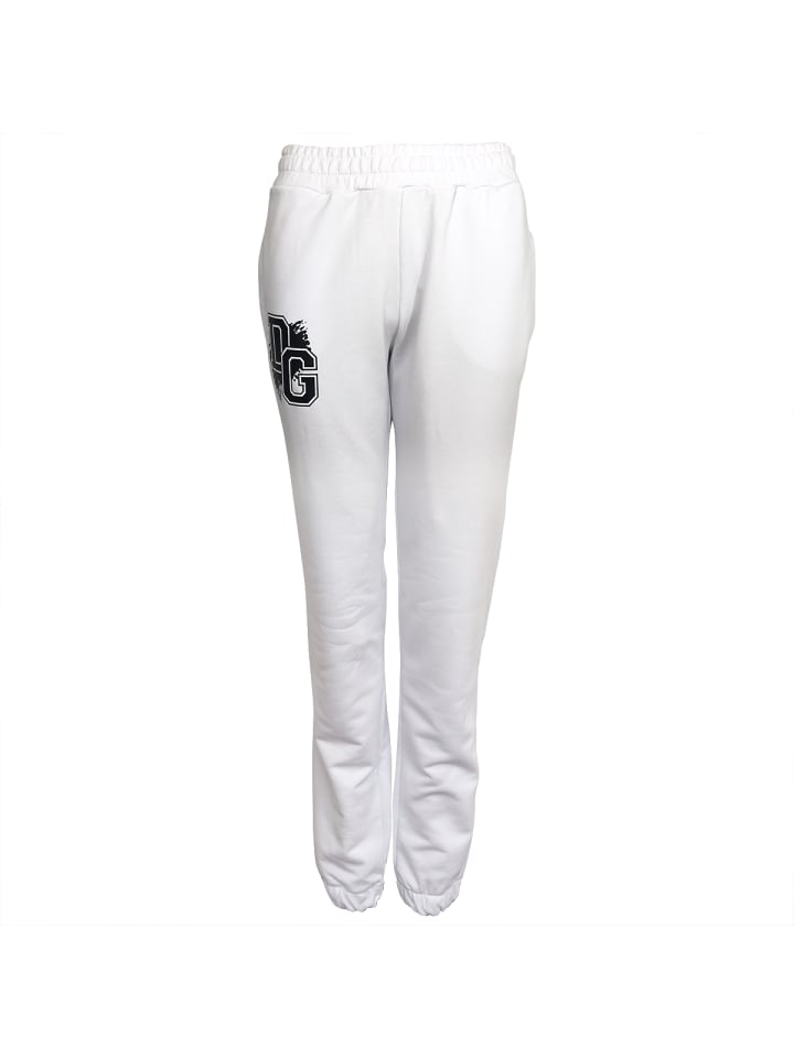 

Полосатые спортивные брюки белого и черного цветов Roberto Geissini