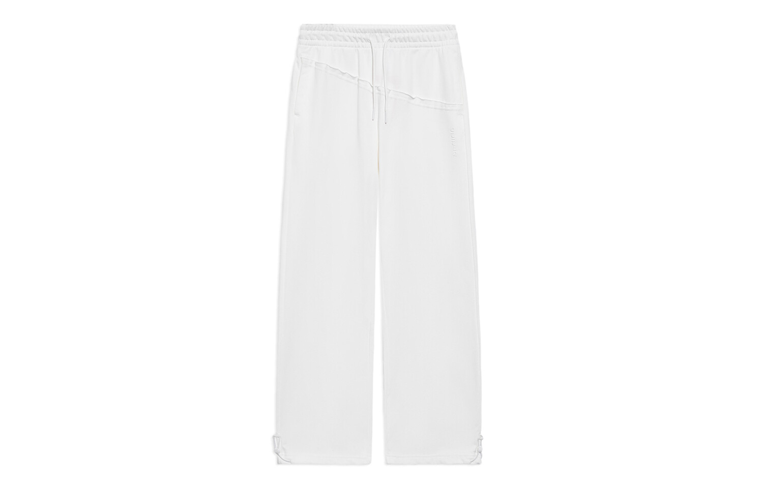 

Трикотажные спортивные штаны Sports Life Collection женские молочно-белые Lining