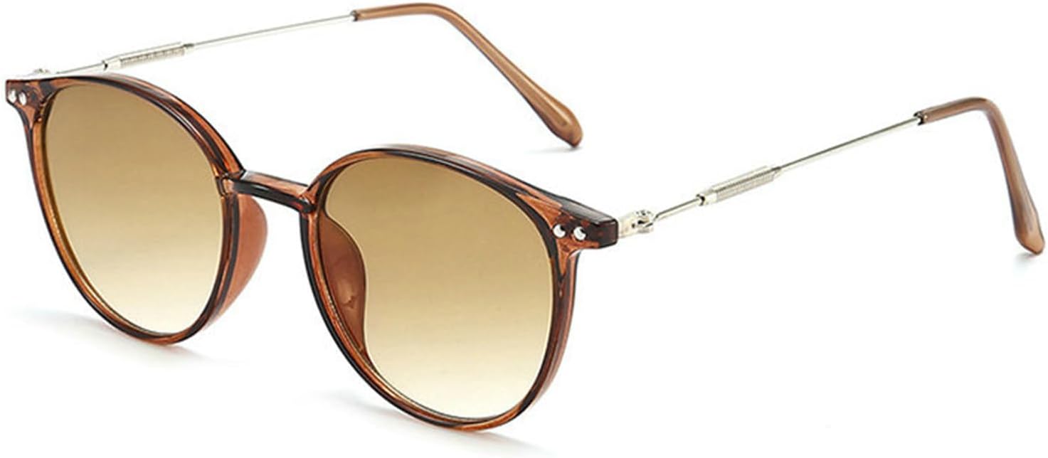 

Винтажные круглые солнцезащитные очки Helena для мужчин и женщин, 2024 год, роскошная классическая металлическая оправа, синие солнцезащитные очки для мужчин, защита от ультрафиолета UV400, C6