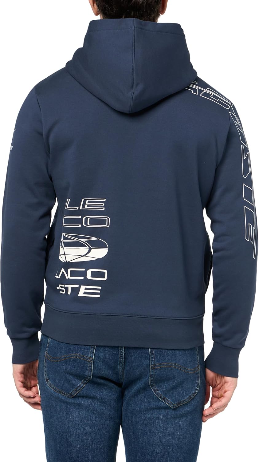 Lacoste мужская спортивная толстовка Sport X Théo Curin из хлопка, Blue Night — фото 2