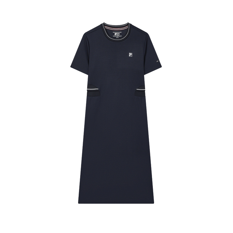 

Женское платье с короткими рукавами MODERN HERITAGE Legend Blue FILA, Legend Blue