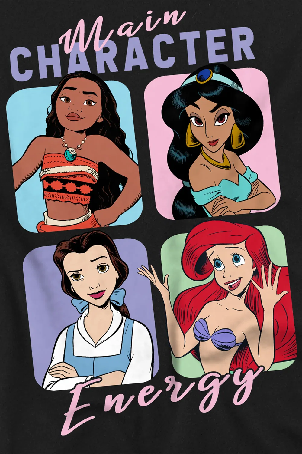 Детский свитшот Disney Princess черный, черный — фото 2
