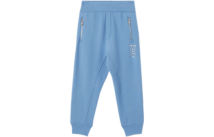 

Детские трикотажные спортивные штаны Burberry, цвет Harbour Blue