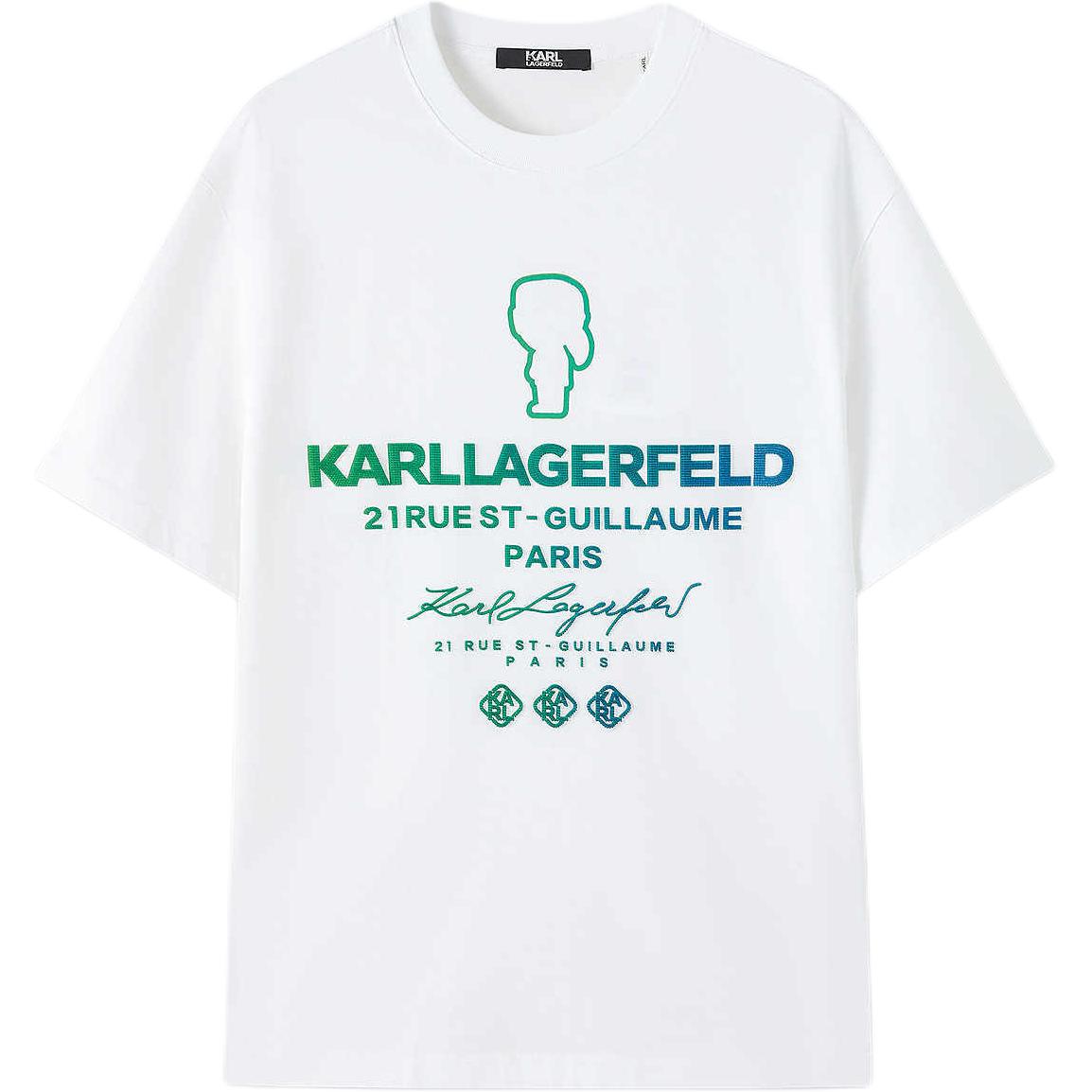 

KARL LAGERFELD / Karl Lagerfeld Jeans Футболка KARL LAGERFELD мужская белая, Белый, KARL LAGERFELD / Karl Lagerfeld Jeans Футболка KARL LAGERFELD мужская белая