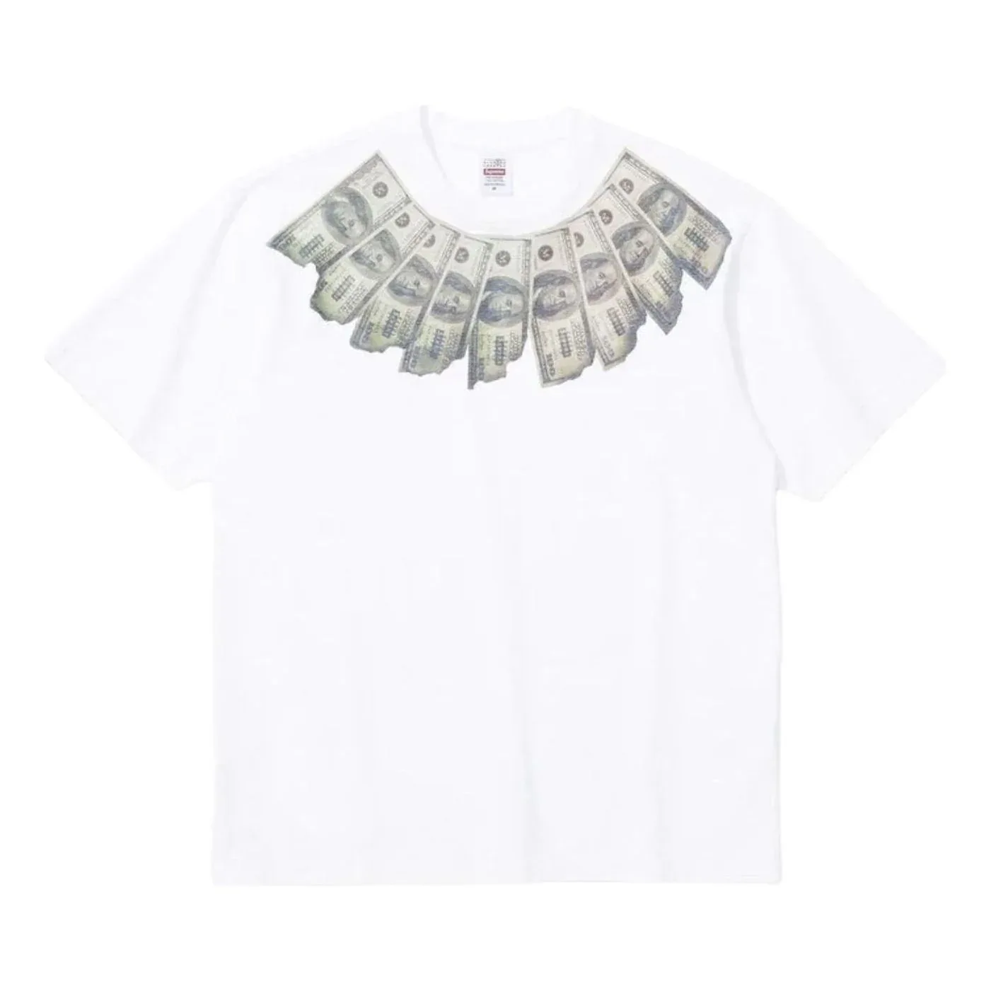 Футболка Supreme x MM6 Maison Margiela Money S/S 'White'