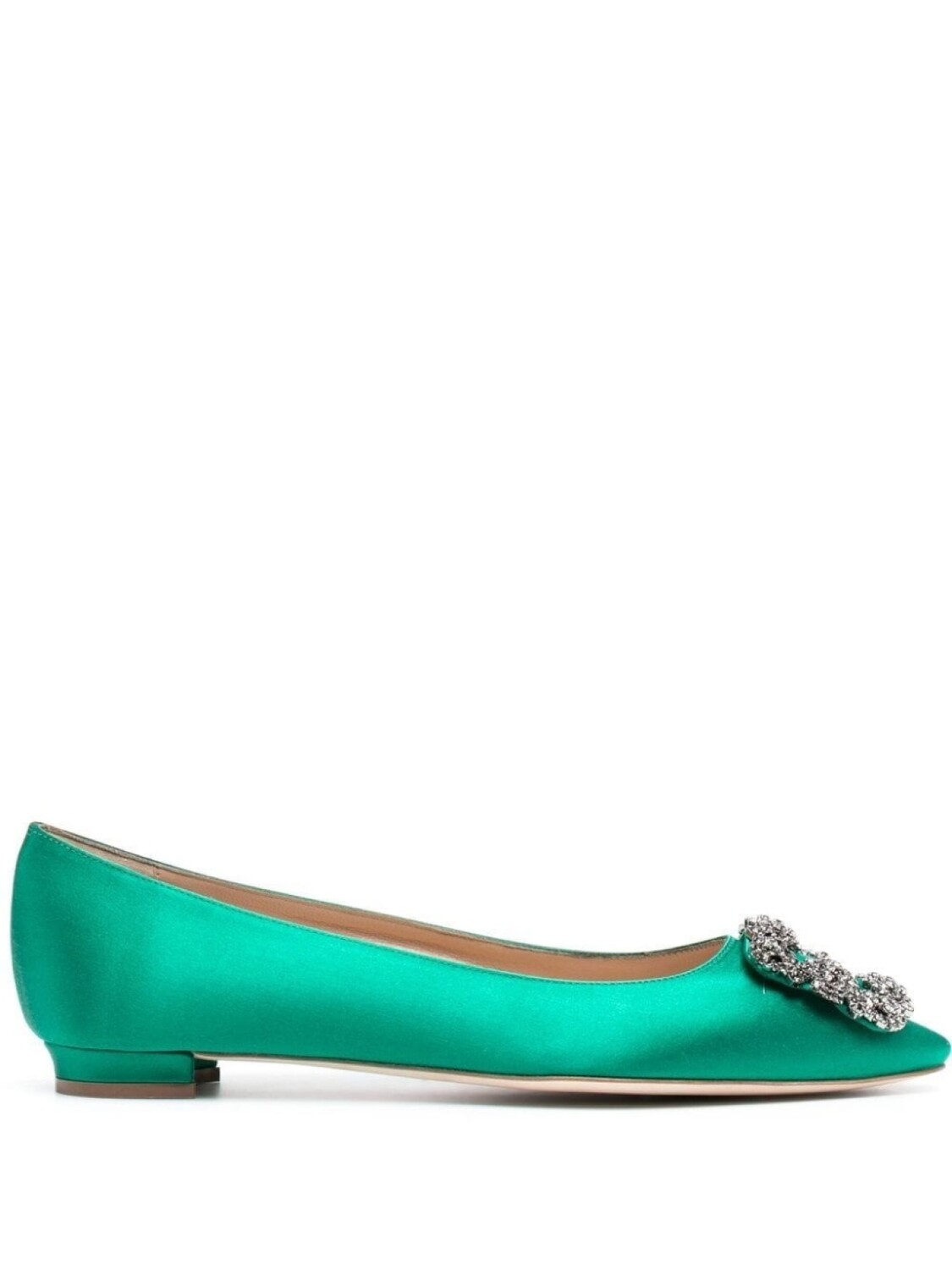 

Manolo Blahnik балетки Hangisi, зеленый