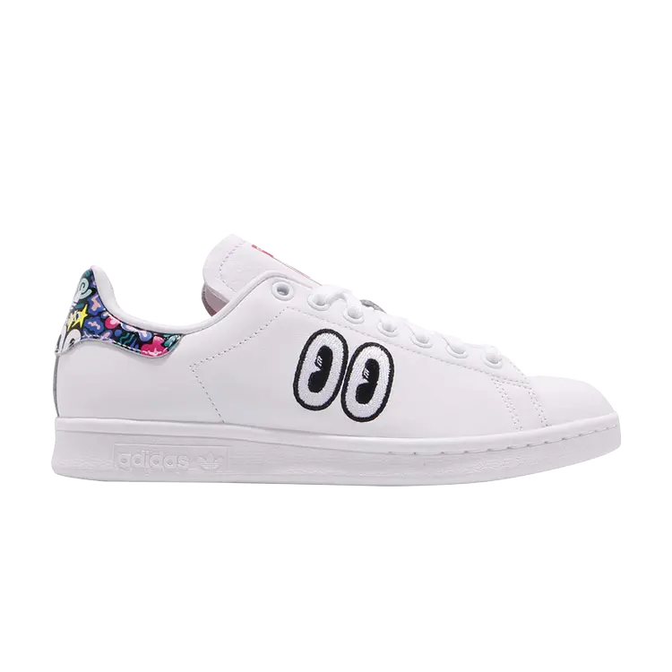 Кроссовки Adidas Hattie Stewart x Wmns Stan Smith 'Eyes', белый