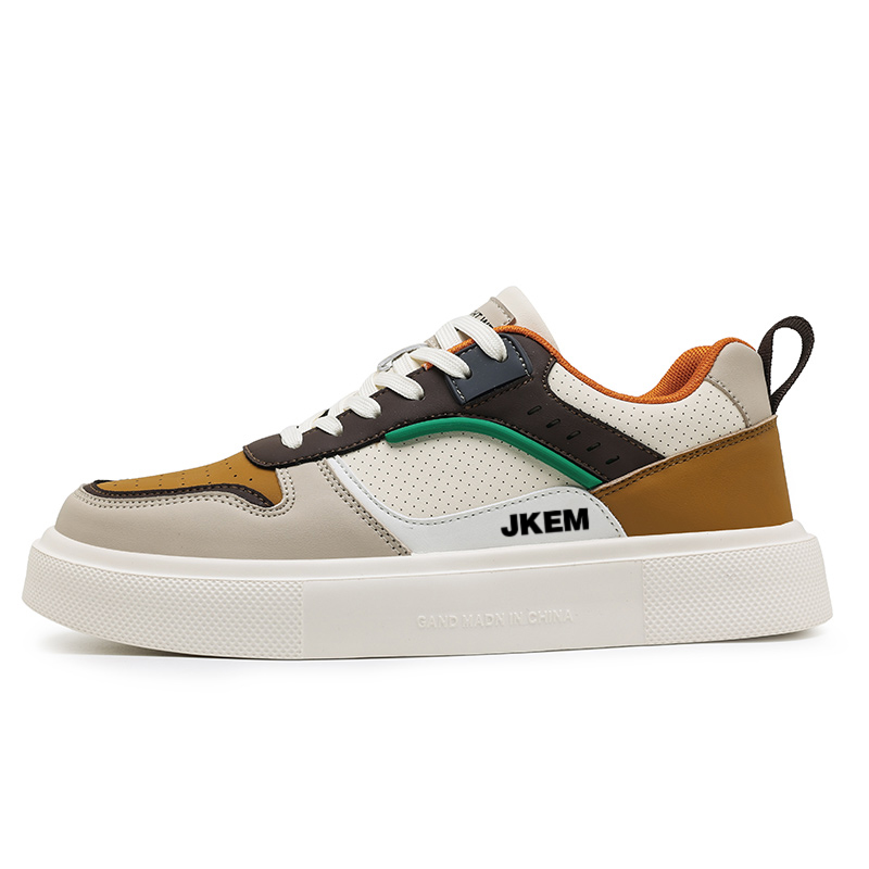 

Низкие мужские кроссовки с нескользящим и износостойким покрытием JKEM, Beige Orange