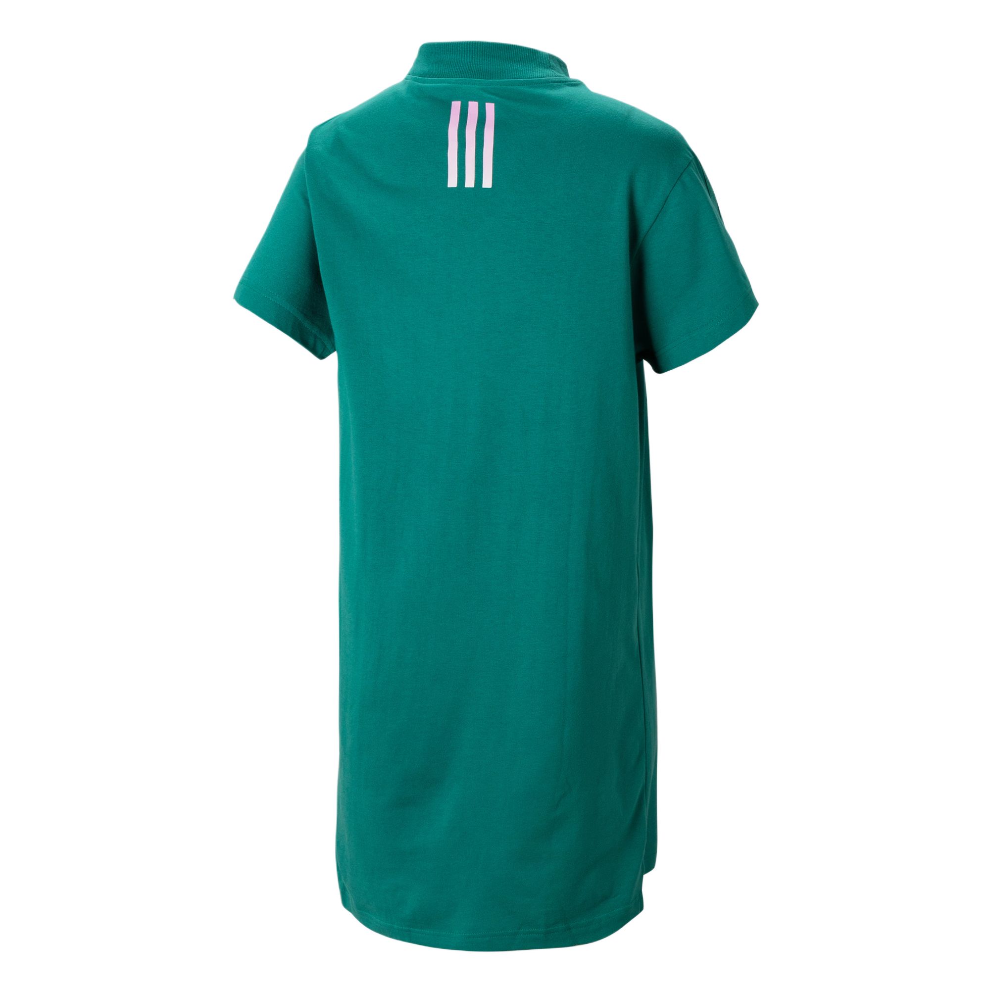 Женское платье с короткими рукавами Adidas Neo, зеленый — фото 3
