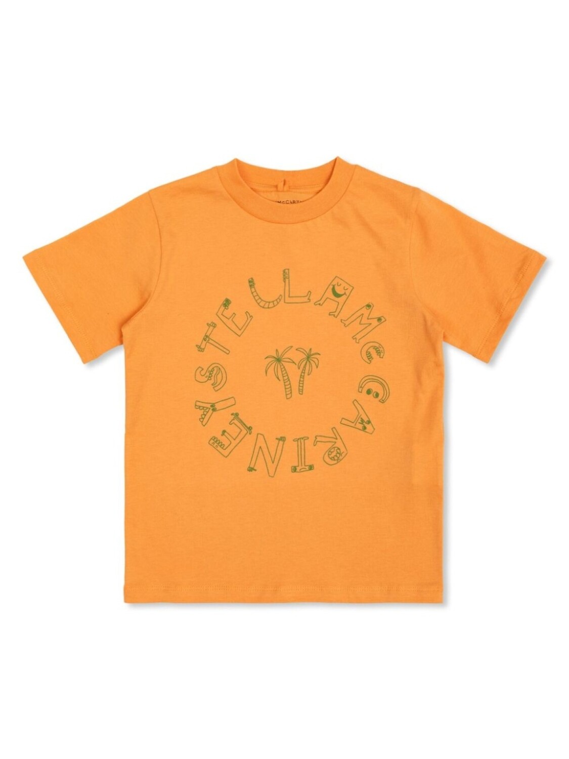 

Футболка с принтом Stella McCartney Kids, оранжевый