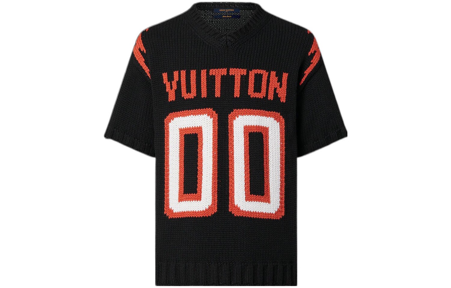 

Футболка мужская Louis Vuitton Chunky Intarsia Football, черный