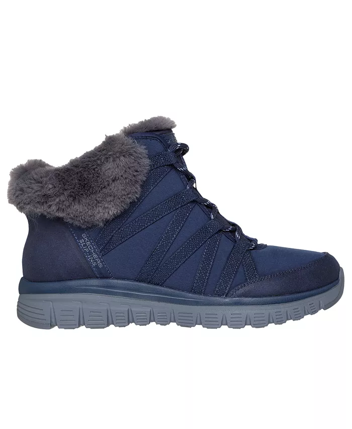 Женские слипоны Graceful - уютные ботильоны для прогулок от Finish Line Skechers, синий — фото 2