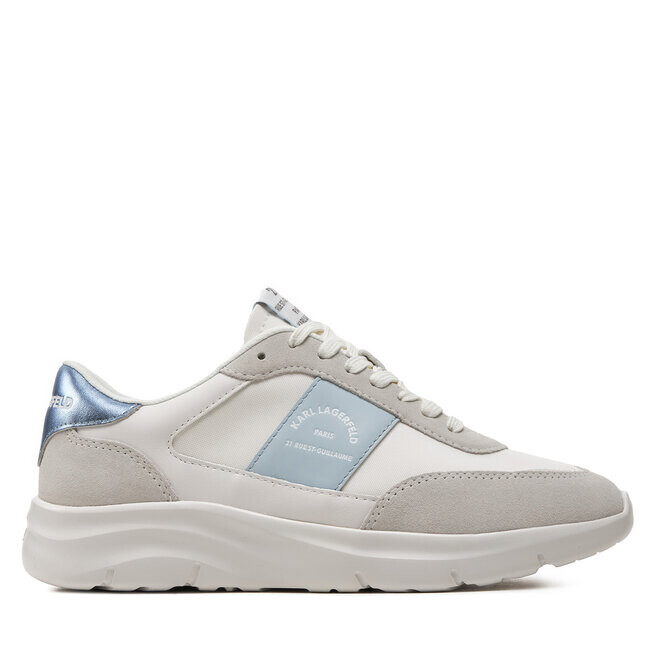 

Кроссовки KARL LAGERFELD KL63624 White Lthr/Textile w/Blue 41B, белый