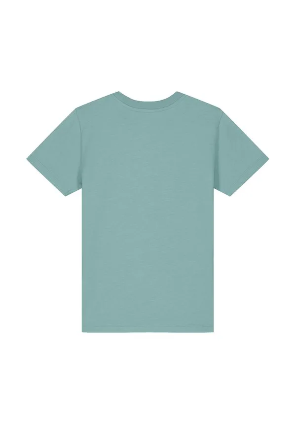 Футболка с принтом хот-дога Watapparel, Teal Monstera — фото 3