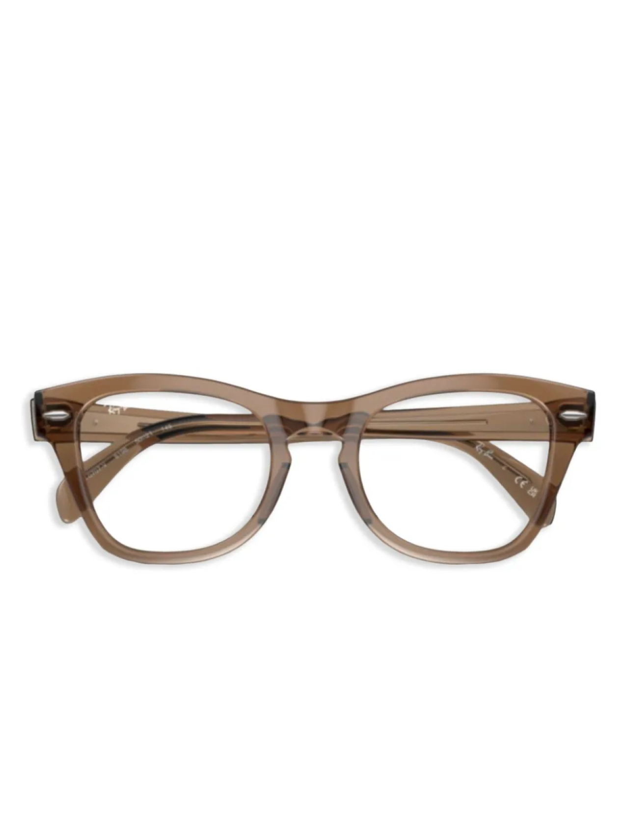 

Ray-Ban очки в квадратной оправе, коричневый
