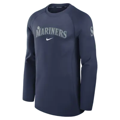 

Лонгслив Nike Seattle Mariners Authentic Collection Game Time, темно-синий