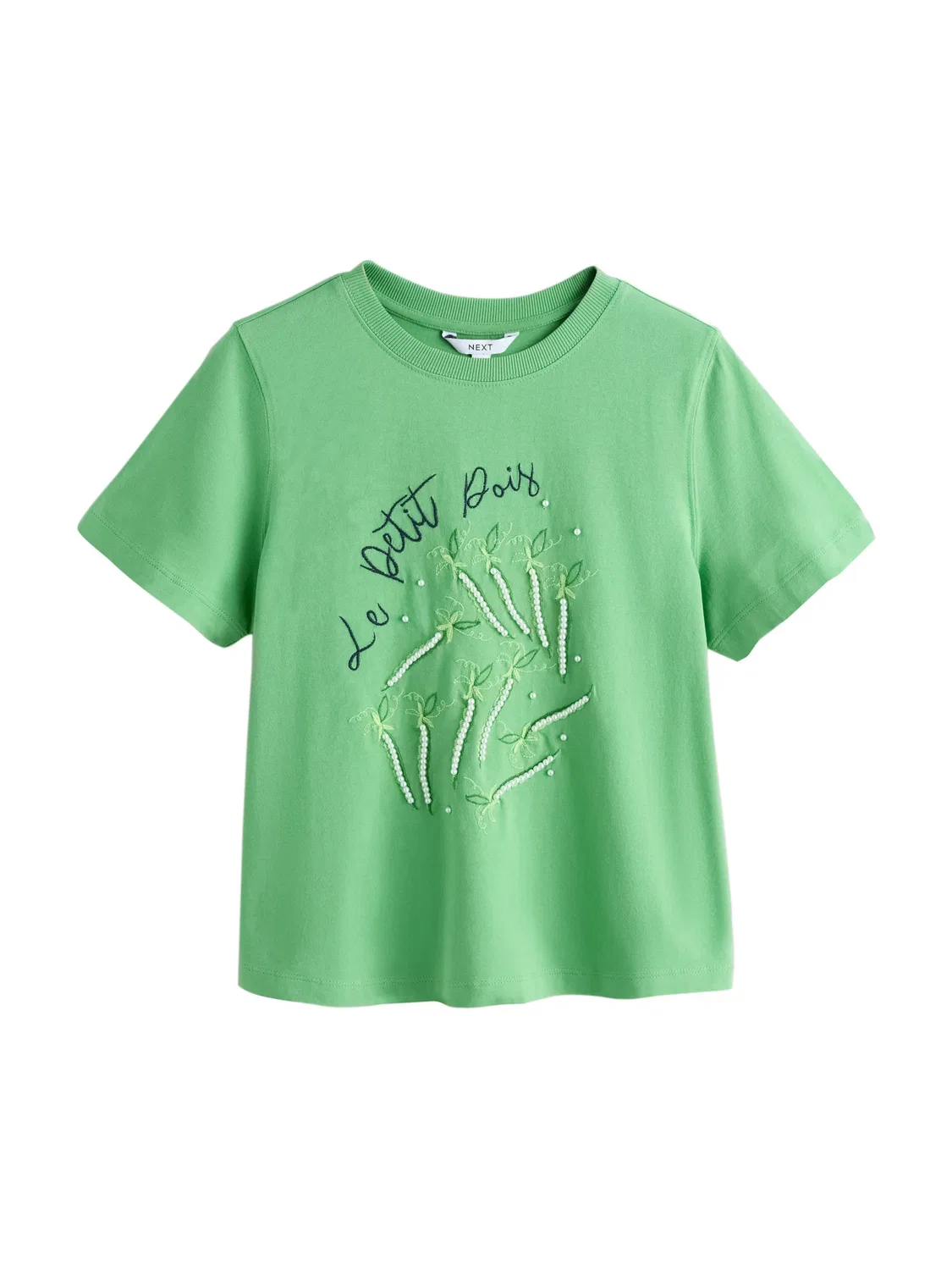 Футболка 'Petit Pois' Next, Green/Light Green