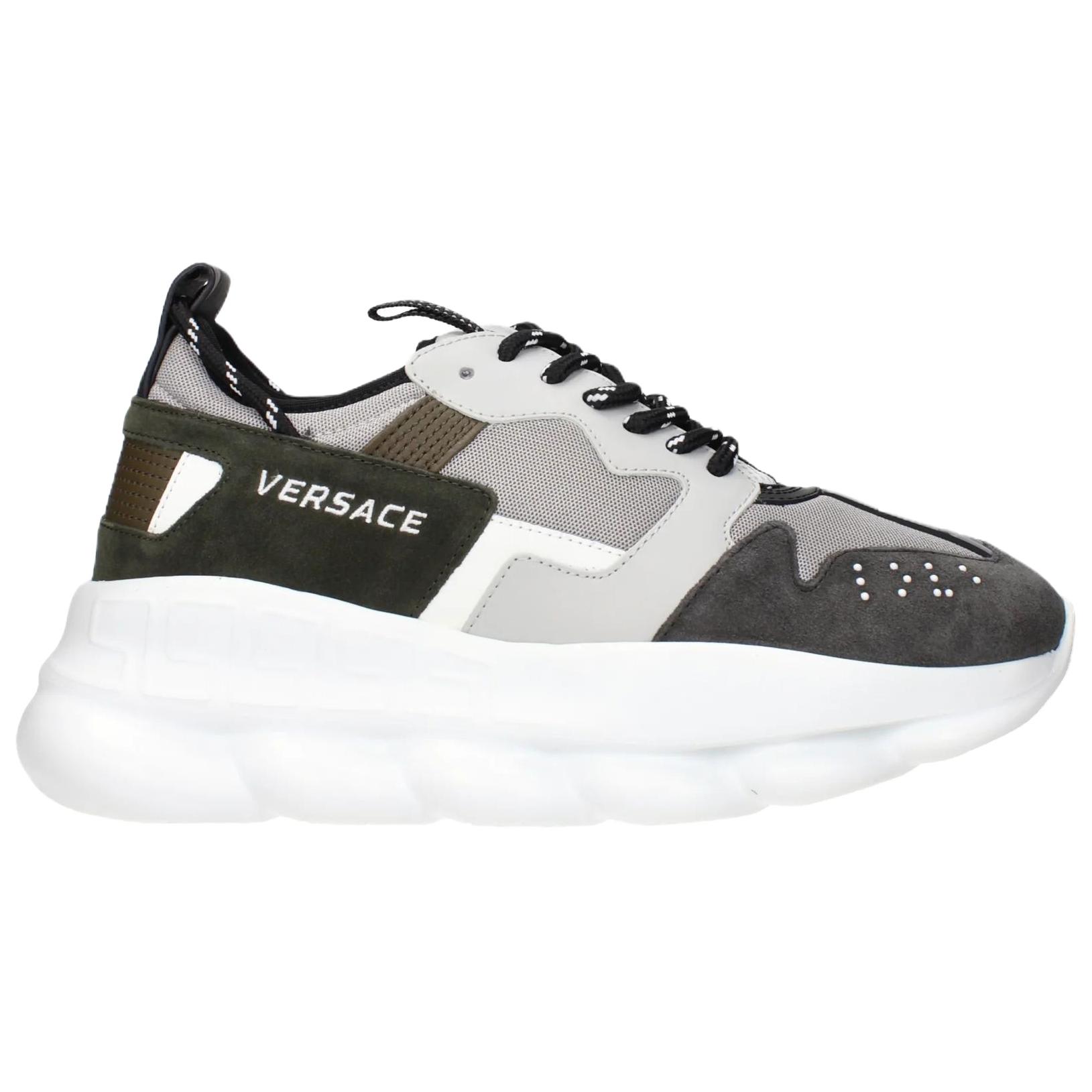 VERSACE Кроссовки low top Casual Shoes 65cm мужские серые — фото 3