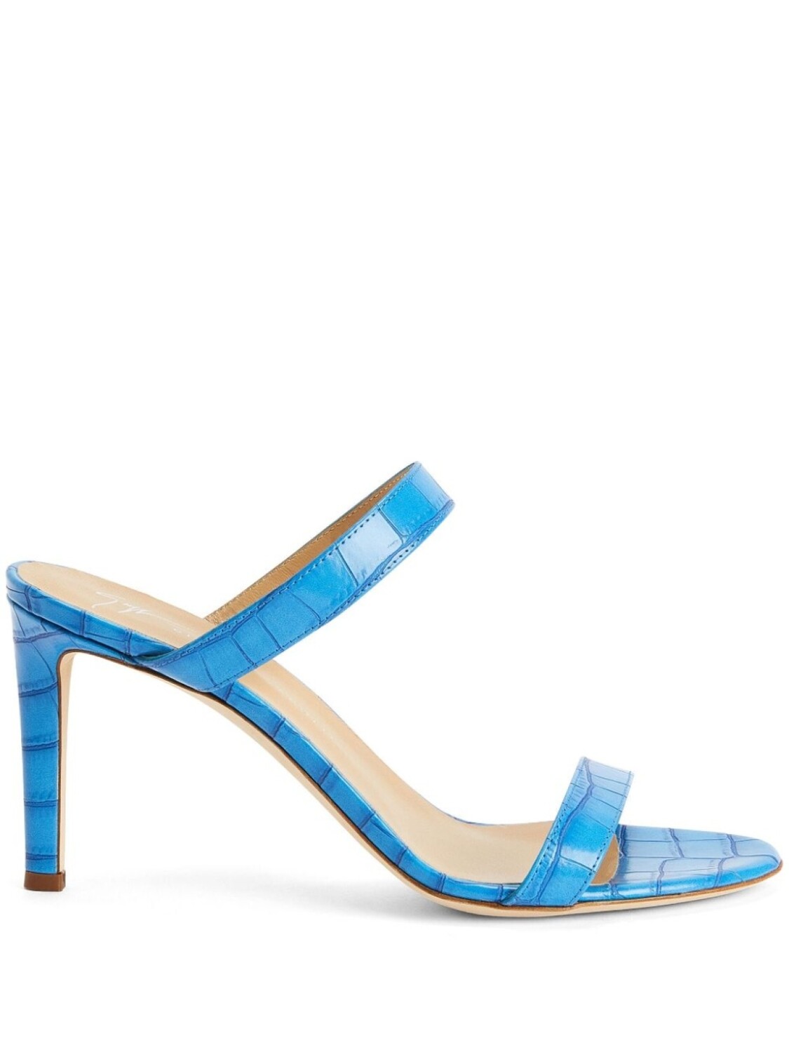 

Giuseppe Zanotti мюли Calista 85 с ремешками, синий