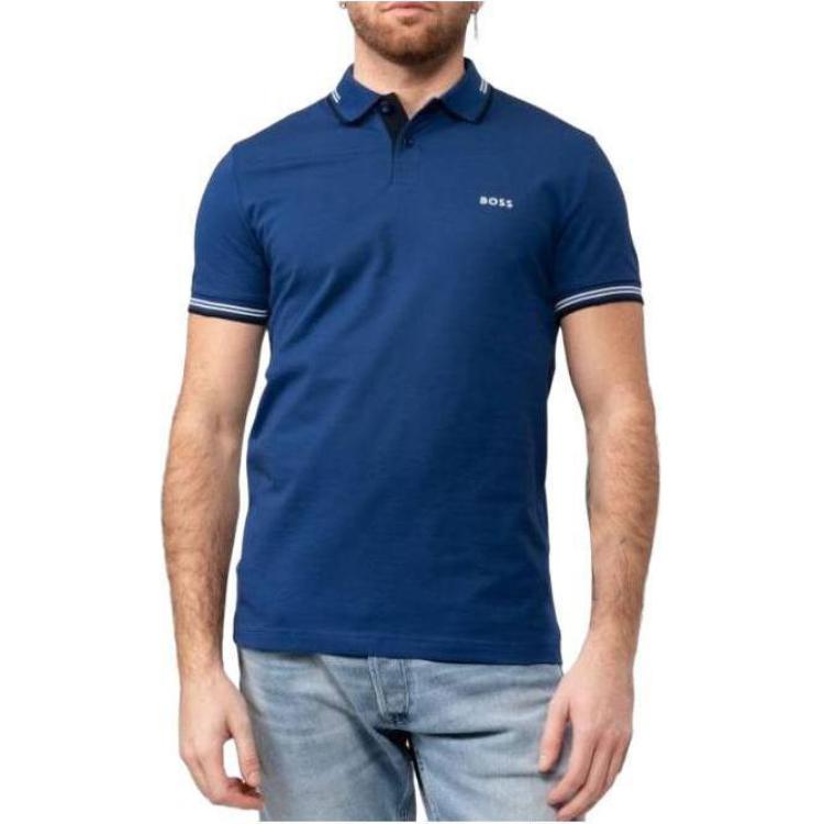 

Поло Paul Modern Essential HUGO BOSS, синий