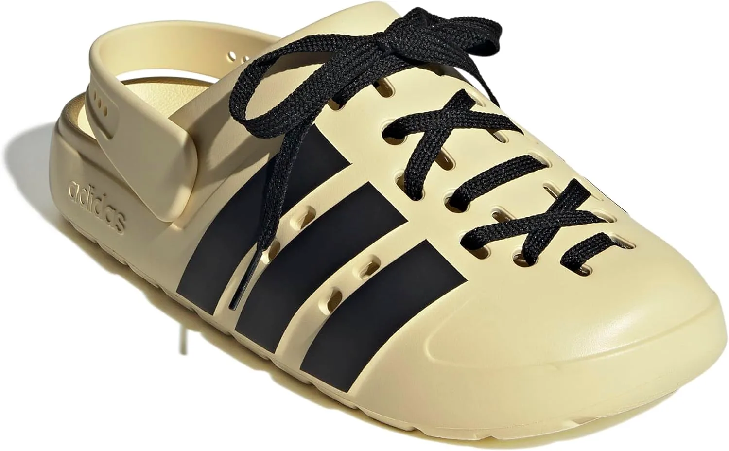 Унисекс сабо Adidas Adilette 2.0, черный/металлик — фото 3