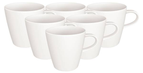 

Кружки manufacture rock blanc набор из 6 шт. Villeroy & Boch, белый