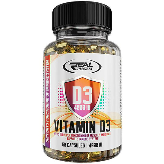 

Real Pharm, Витамин D3 4000 МЕ 60 капсул