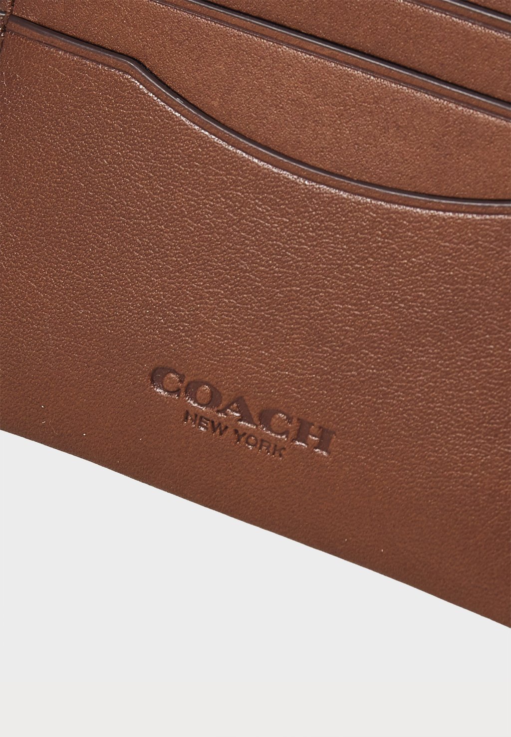 

Кошелек FLAT CARD CASE COACH, коричневый