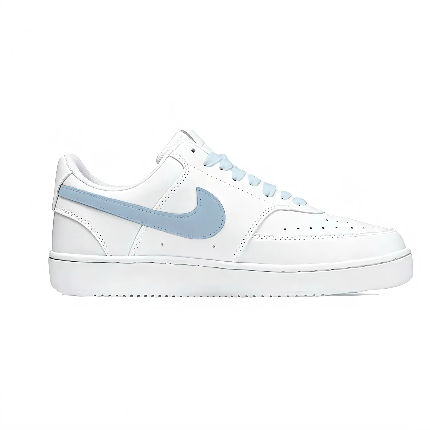 Кеды Nike Court Vision 1 Low White Blue — фото 3