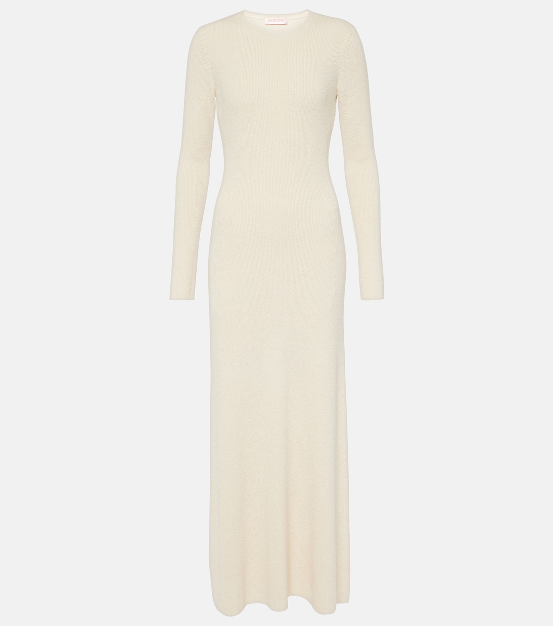 

Платье макси из шелкового букле Valentino, Avorio