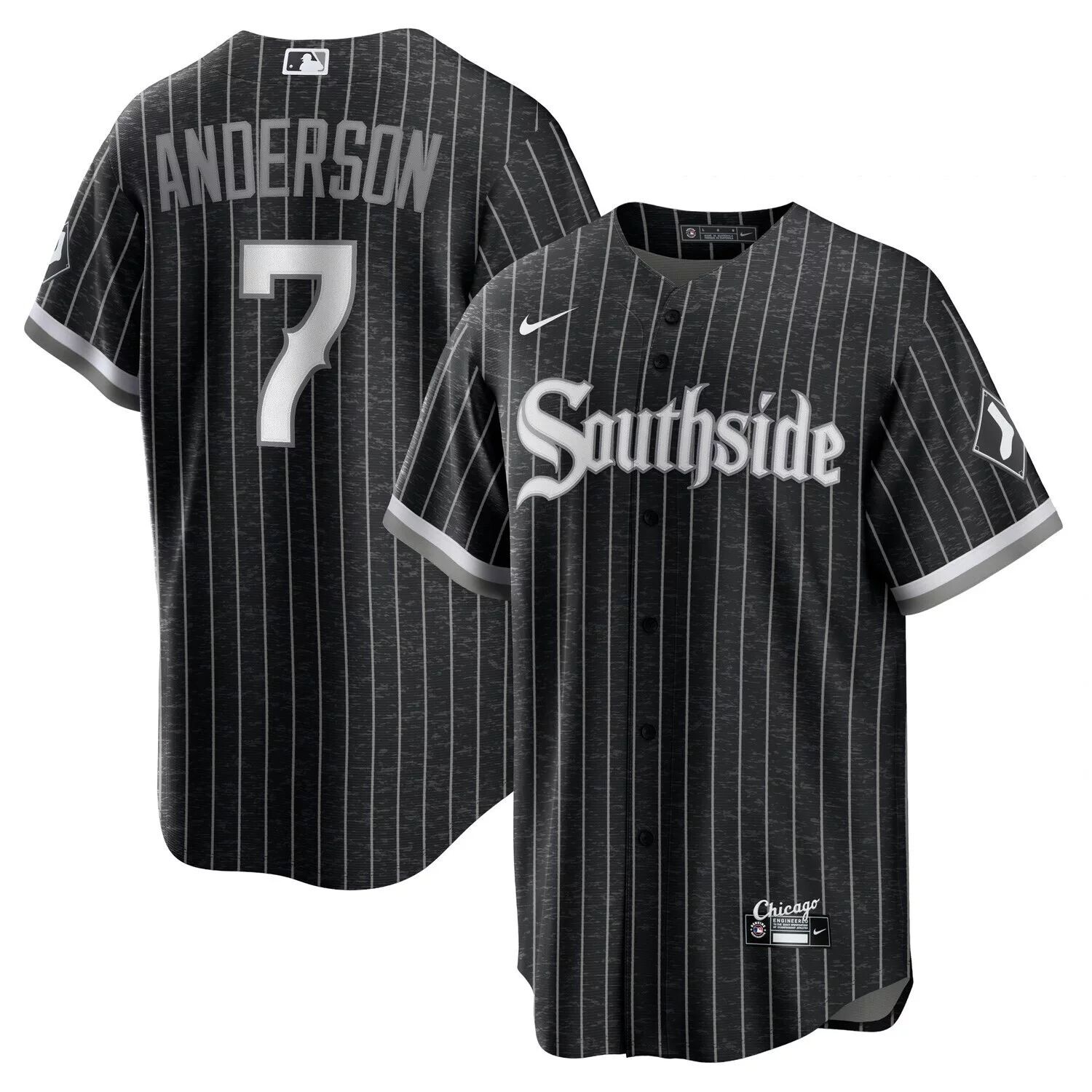 

Мужская футболка Тима Андерсона Black Chicago White Sox 2021 City Connect Replica Player Jersey Nike