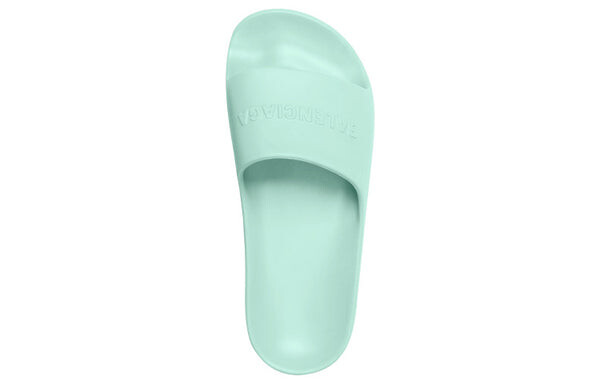 Тапочки chunky slides 'aqua green' Balenciaga, зеленый — фото 4