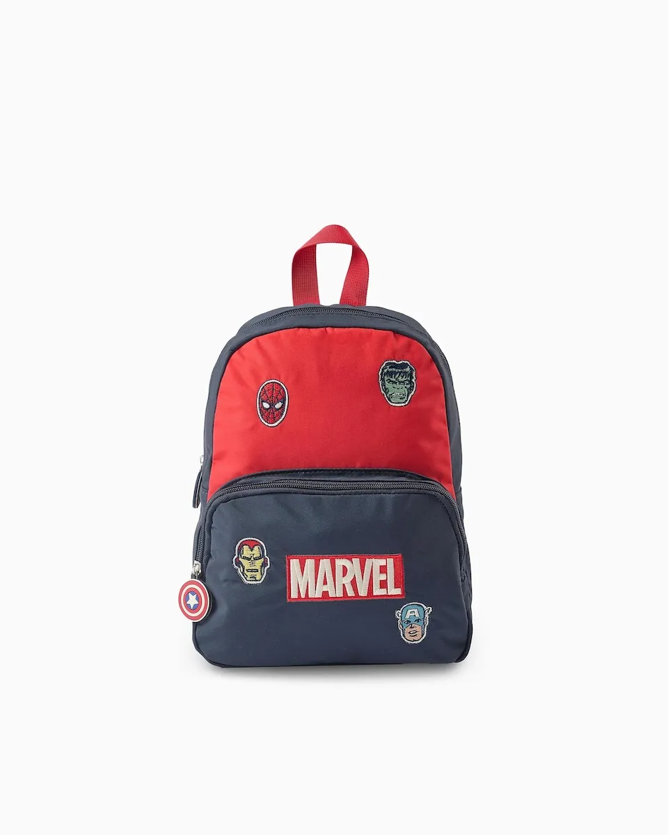

Детский рюкзак с вышивкой Marvel Zippy, темно-синий