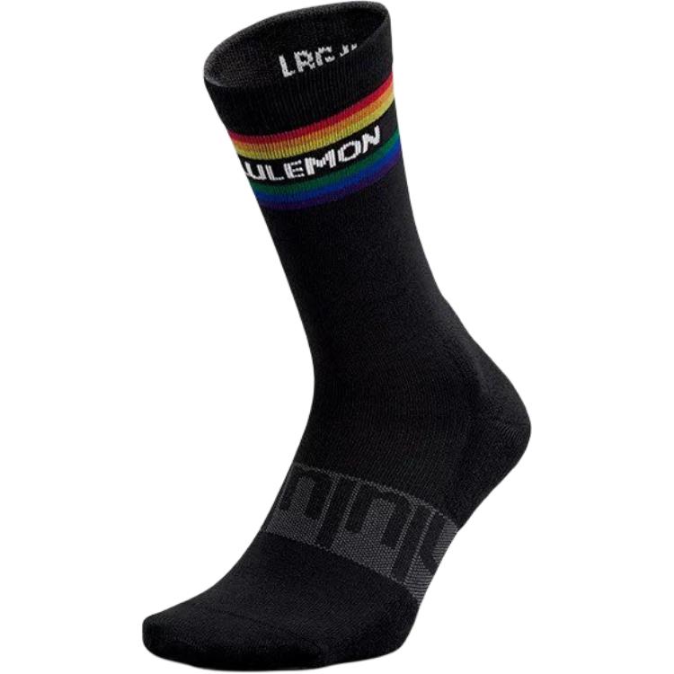 

Носки Daily Stride Mid-Calf мужские 1 пара Lululemon, черный