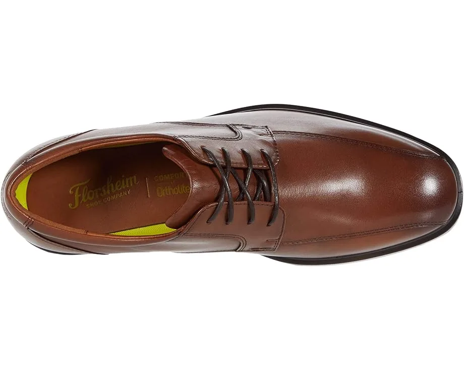 Оксфорды Florsheim Forecast Waterproof Bike Toe Oxford, Cognac Smooth — фото 2