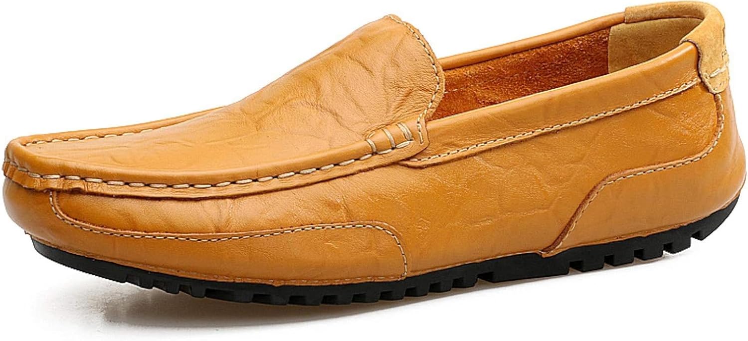 

Мужские мокасины Sylaiwao с отделкой под монету, повседневная обувь для вождения, подходящая для офисной одежды и носки на улице, светло-коричневый