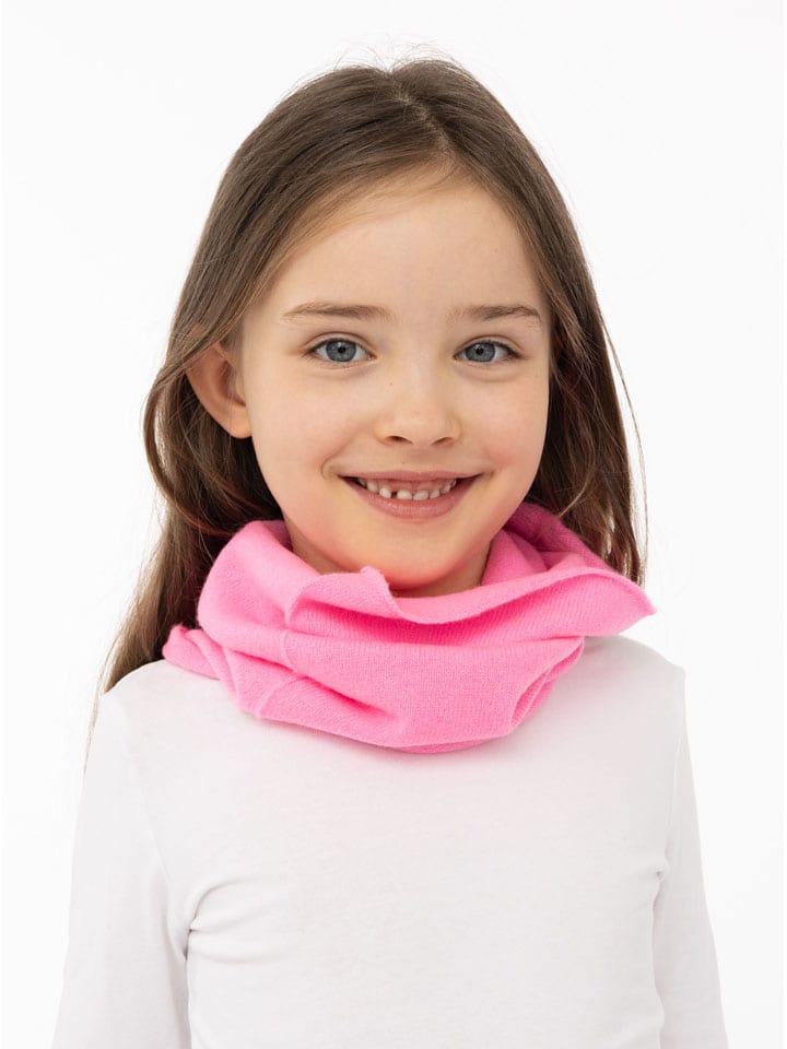 

Zwillingsherz Кашемировый шарф-петля розового цвета