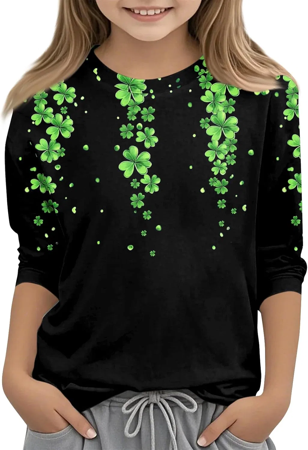 Футболка с принтом St. Patrick's Day, бренд Generic, цвет Mint Green