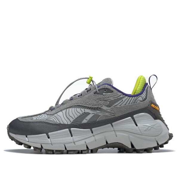 

Кроссовки zig kinetica 2.5 edge 'grey lime' Reebok, серый