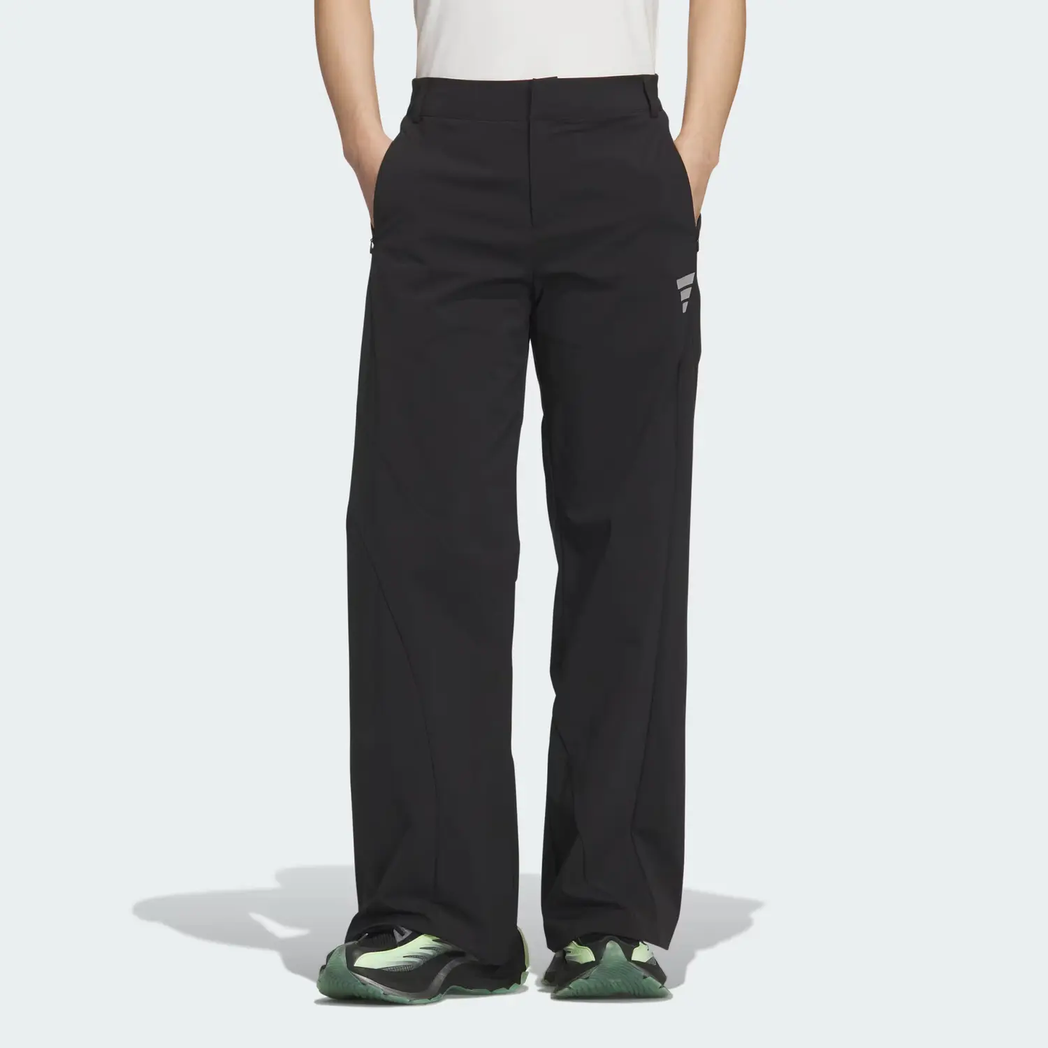 FOS SS25 повседневные брюки женские Adidas, черный — фото 2