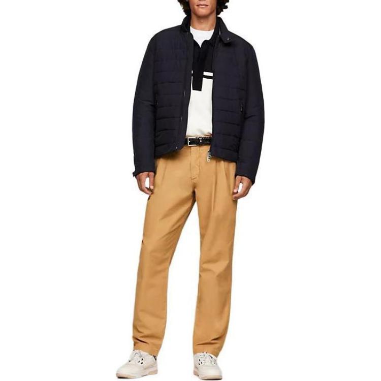 Tommy Hilfiger Куртка стеганая с воротником стойкой, Marine Blue — фото 4