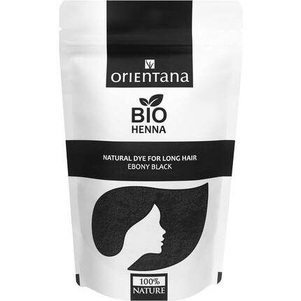 

Био Хна для волос Эбони Черный 100г Orientana