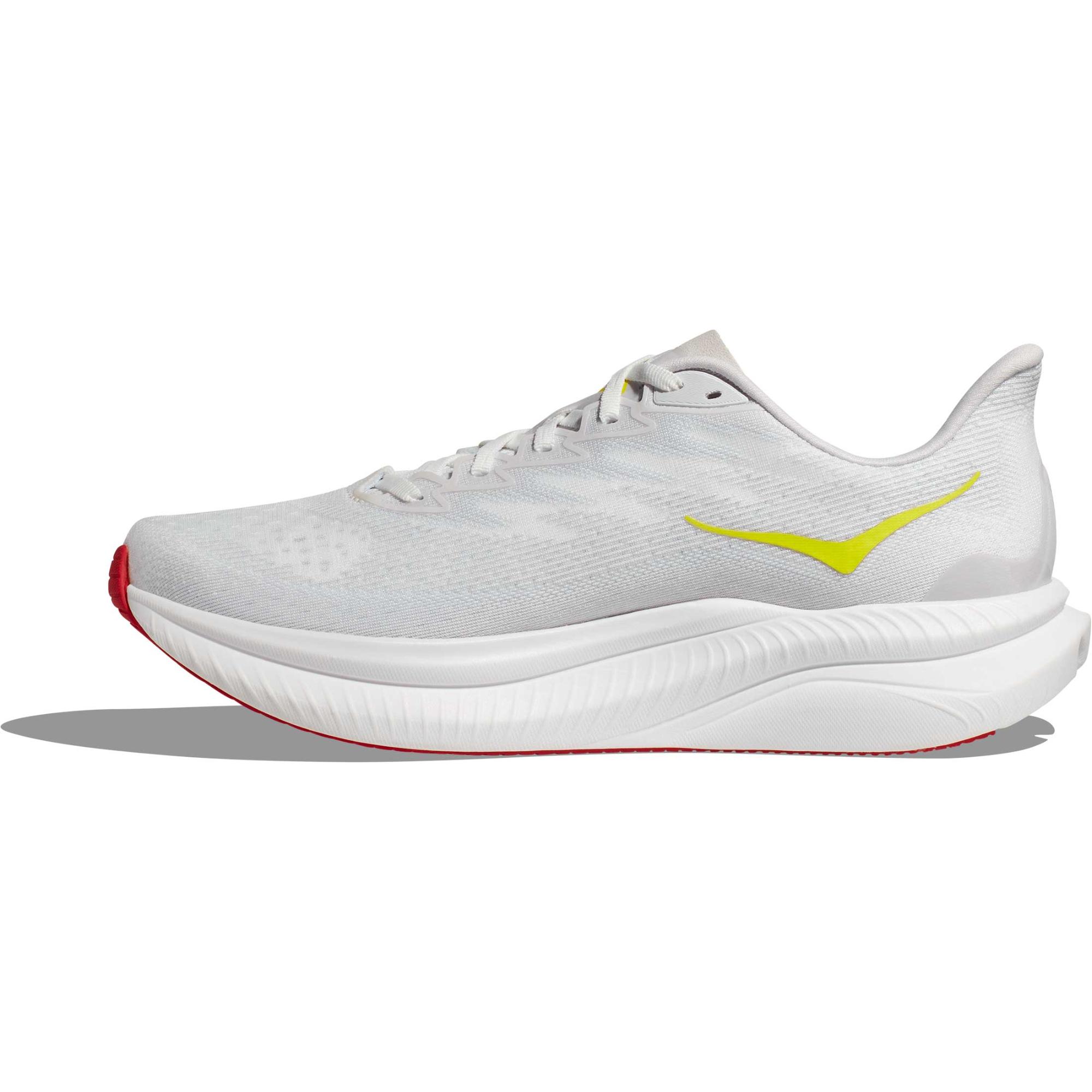 Мужские беговые кроссовки Mach 6 HOKA, White/Nimbus Cloud — фото 3
