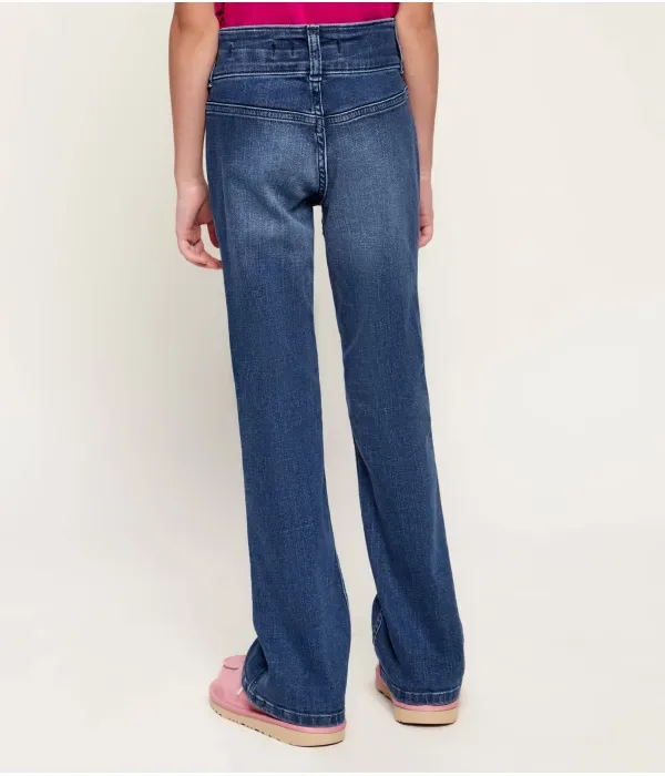 Джинсы flare fit Guess, темно-синий — фото 3