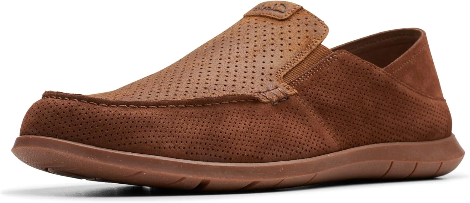 Мужские лоферы Clarks Flexway Easy, темно-коричневый