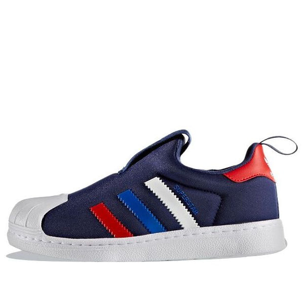 

Кроссовки оригинальные superstar 360 c красные Adidas, синий