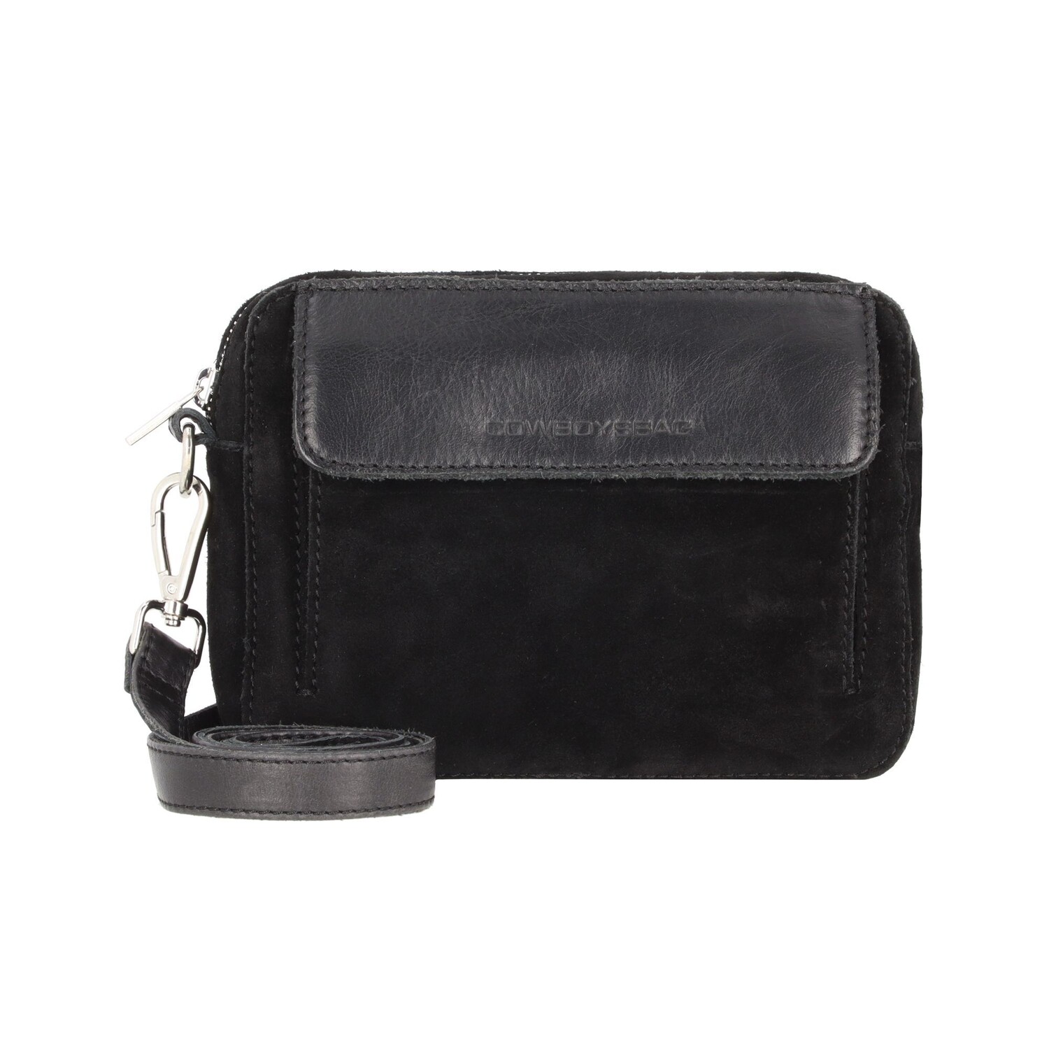

Сумка через плечо Cowboysbag Carlyle Umhängetasche Leder 20 см, черный