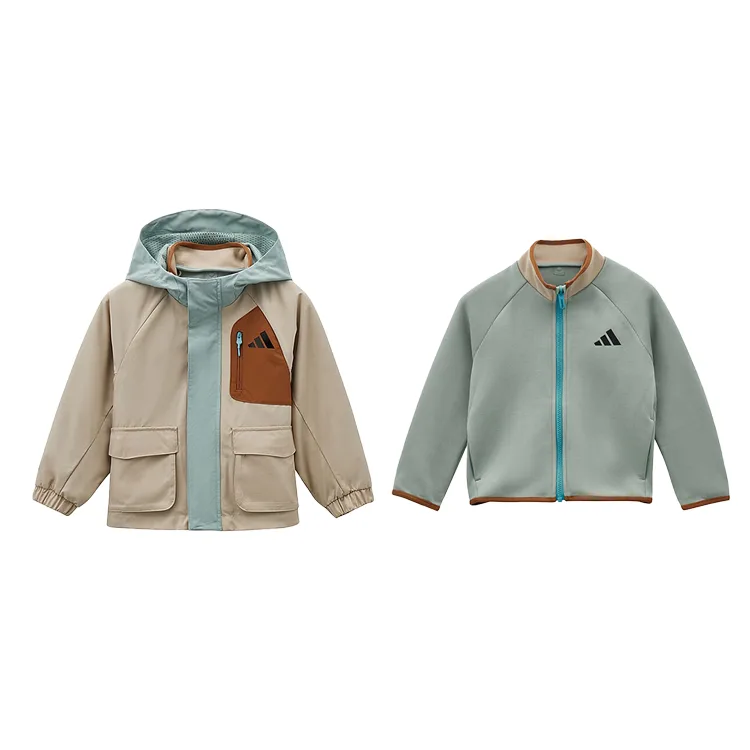 Куртка 2 Piece Set Kids' Adidas, хаки