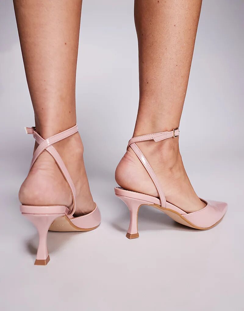 Туфли на каблуке-кошечке SIMMI Shoes Amalfi розового цвета — фото 3