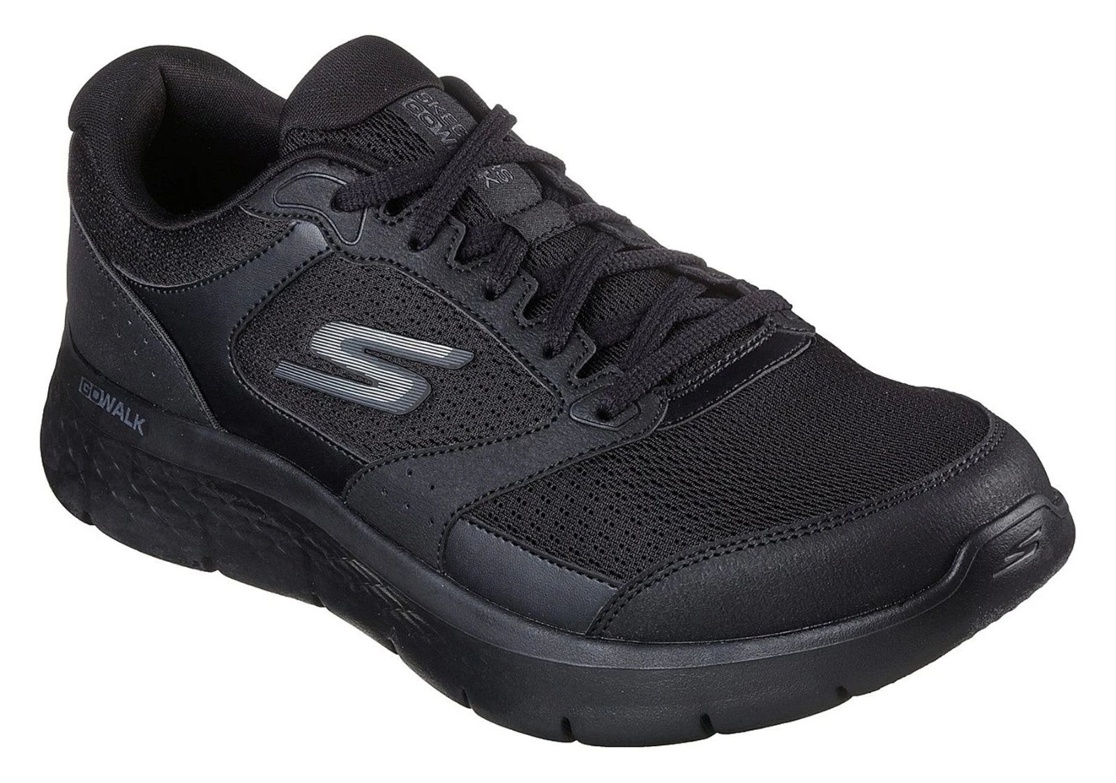 

Кроссовки Skechers GOwalk Flex 216480-BBK, мужские, черные, низкие, для ходьбы, UWU971 Skechers, черный